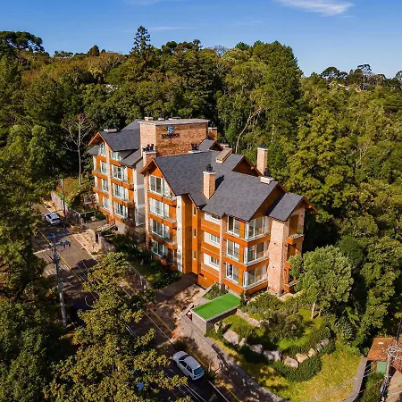 Alpes Da Montanha 203 - Ap Novo Junto Ao Centro De Gramado + Garagem Apartamento Exterior foto